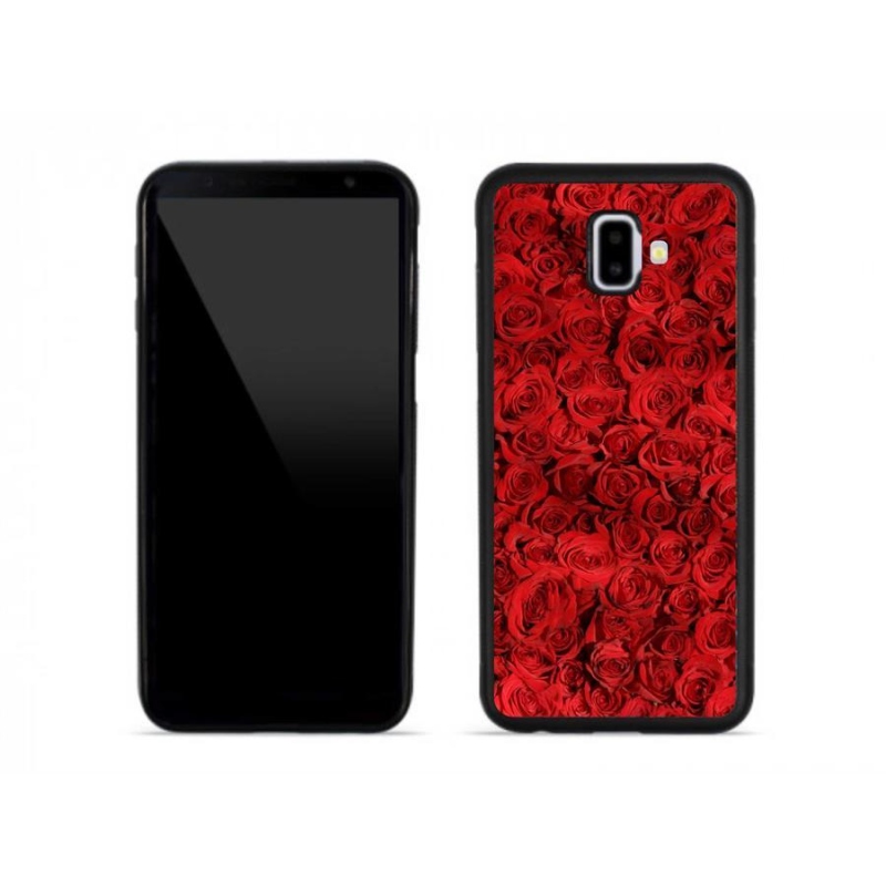 Gelový kryt mmCase na mobil Samsung Galaxy J6 Plus - růže
