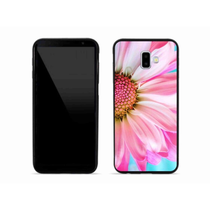 Gelový kryt mmCase na mobil Samsung Galaxy J6 Plus - růžová květina