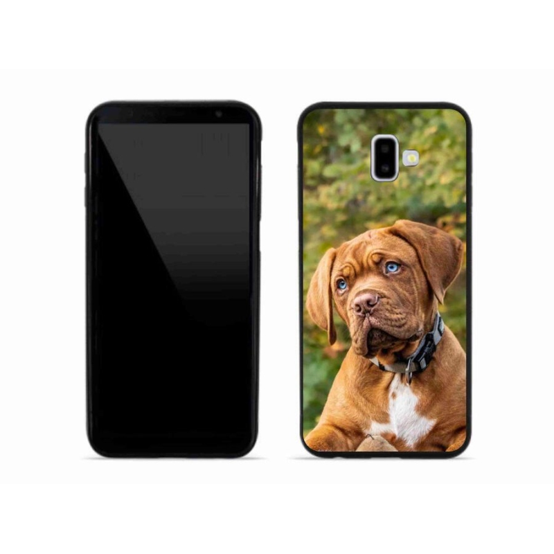 Gelový kryt mmCase na mobil Samsung Galaxy J6 Plus - štěně