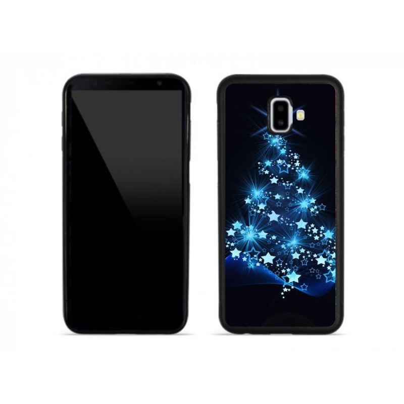 Gelový kryt mmCase na mobil Samsung Galaxy J6 Plus - vánoční stromek
