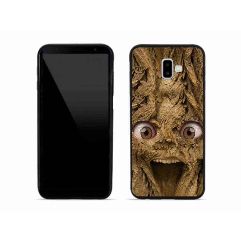 Gelový kryt mmCase na mobil Samsung Galaxy J6 Plus - veselý strom s očima