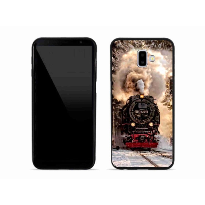 Gelový kryt mmCase na mobil Samsung Galaxy J6 Plus - vlak
