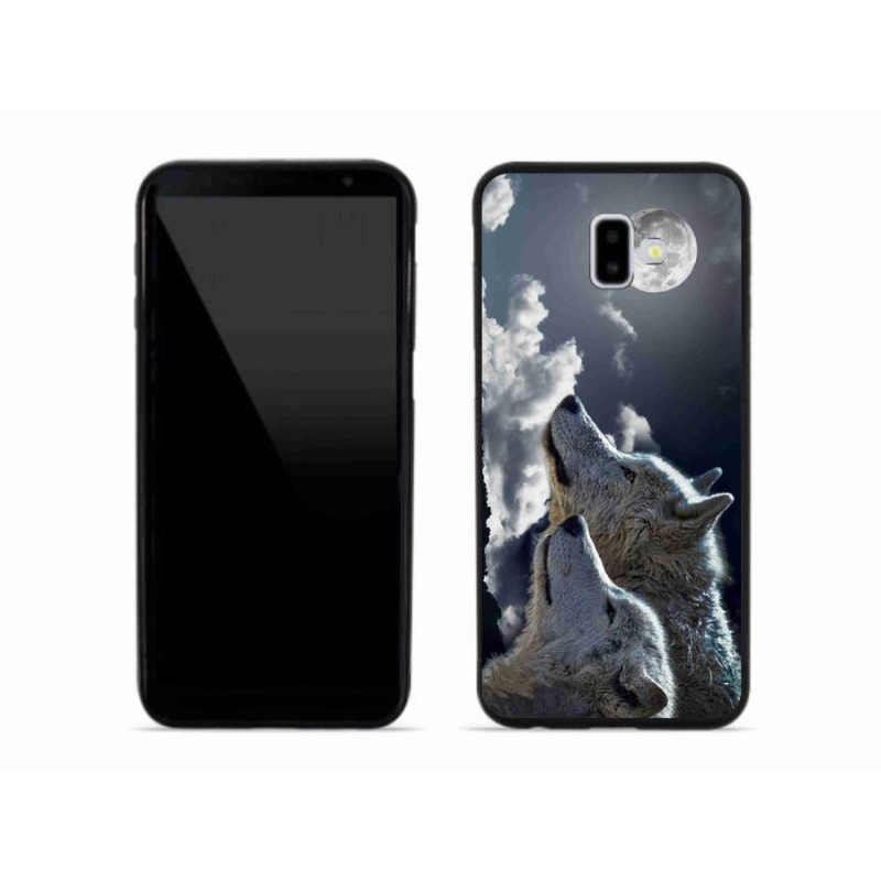 Gelový kryt mmCase na mobil Samsung Galaxy J6 Plus - vlci