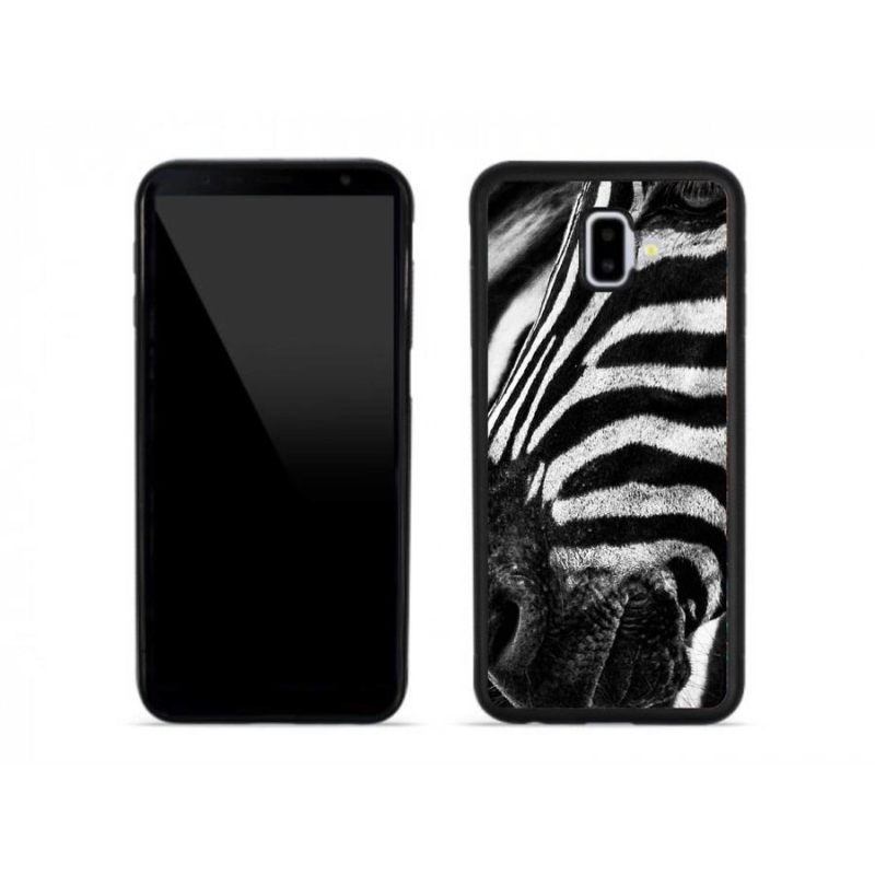 Gelový kryt mmCase na mobil Samsung Galaxy J6 Plus - zebra