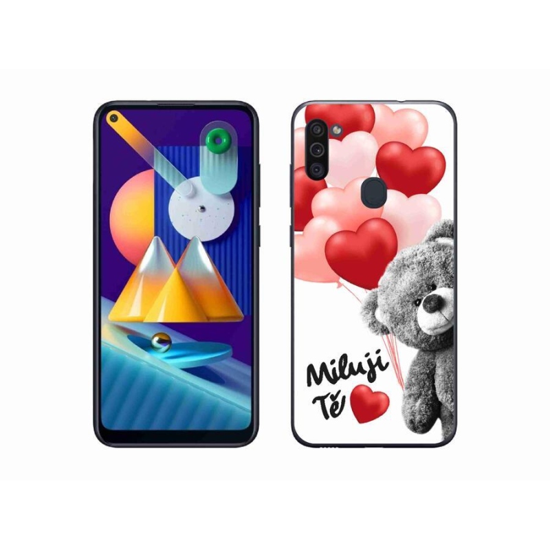 Gelový kryt mmCase na mobil Samsung Galaxy M11 - miluji Tě