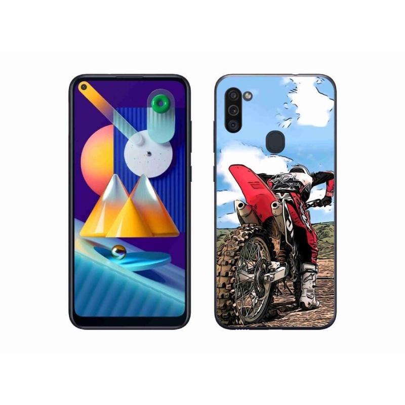 Gelový kryt mmCase na mobil Samsung Galaxy M11 - moto