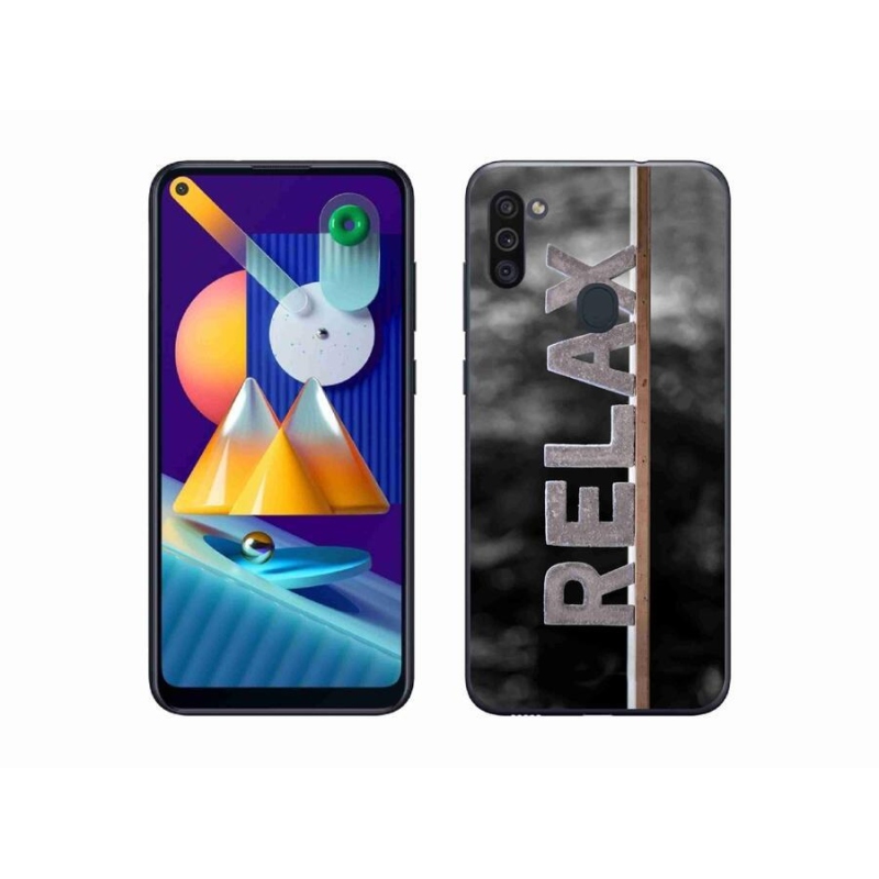 Gelový kryt mmCase na mobil Samsung Galaxy M11 - relax 1