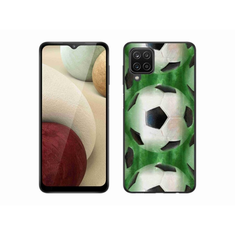 Gelový kryt mmCase na mobil Samsung Galaxy M12 - fotbalový míč