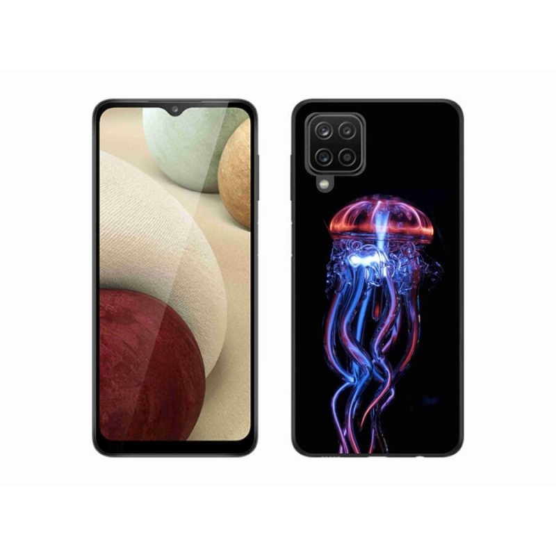 Gelový kryt mmCase na mobil Samsung Galaxy M12 - medúza
