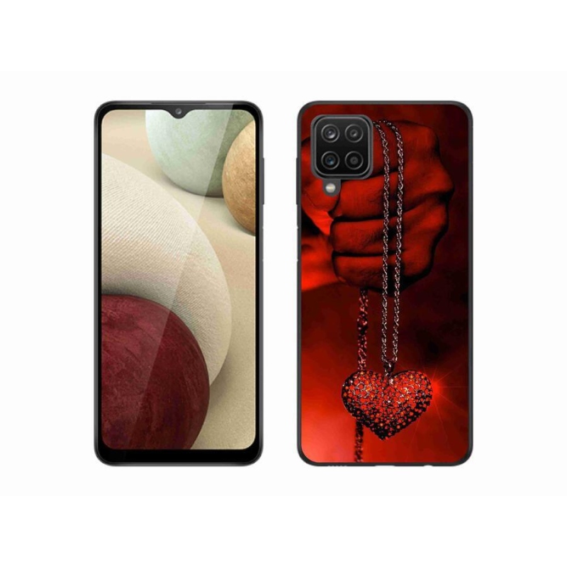 Gelový kryt mmCase na mobil Samsung Galaxy M12 - náhrdelník