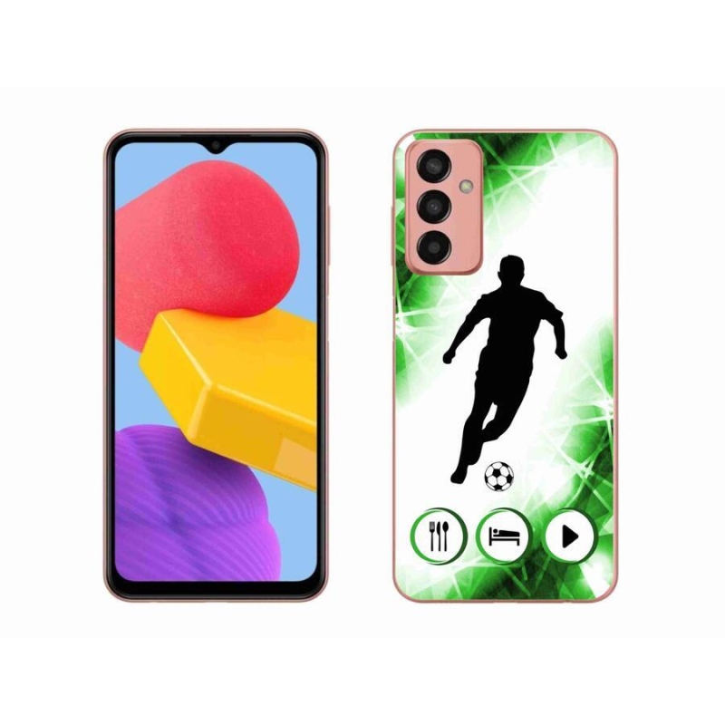 Gelový kryt mmCase na mobil Samsung Galaxy M13 - fotbalista