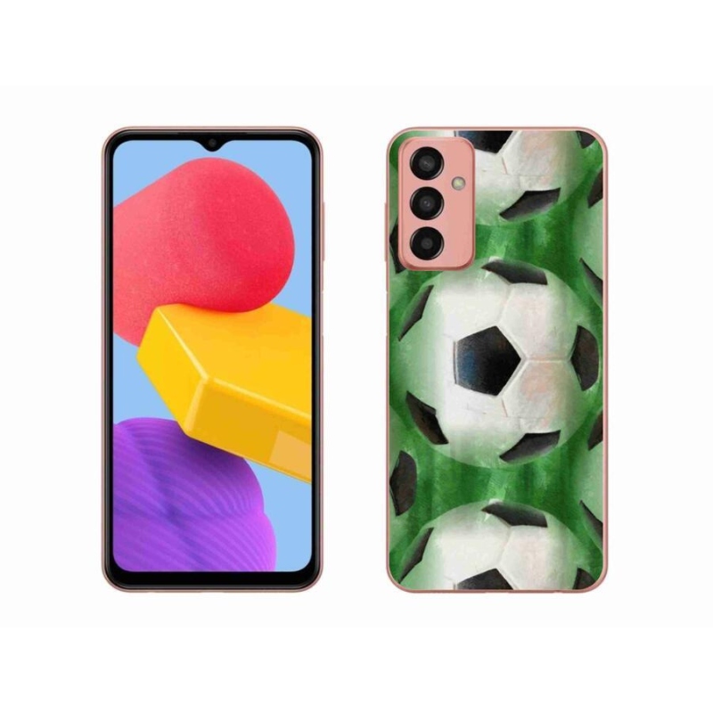 Gelový kryt mmCase na mobil Samsung Galaxy M13 - fotbalový míč