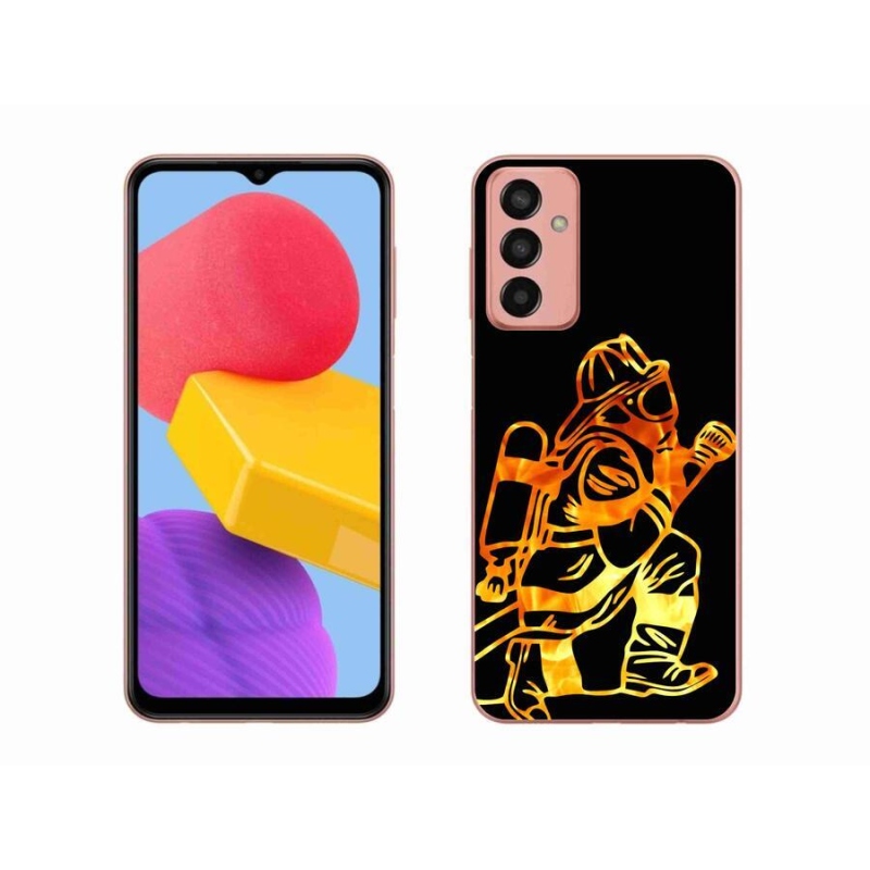 Gelový kryt mmCase na mobil Samsung Galaxy M13 - hasič 1