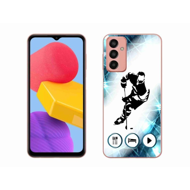 Gelový kryt mmCase na mobil Samsung Galaxy M13 - hokej 1