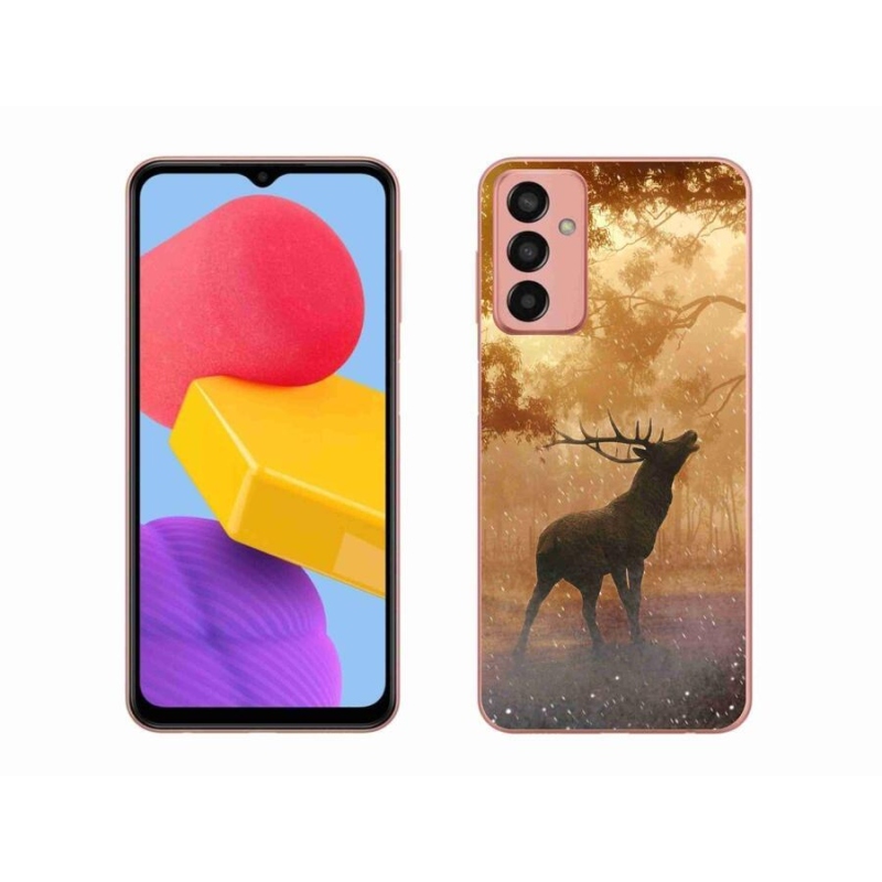 Gelový kryt mmCase na mobil Samsung Galaxy M13 - jelen v říji