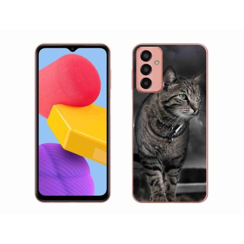 Gelový kryt mmCase na mobil Samsung Galaxy M13 - kočka