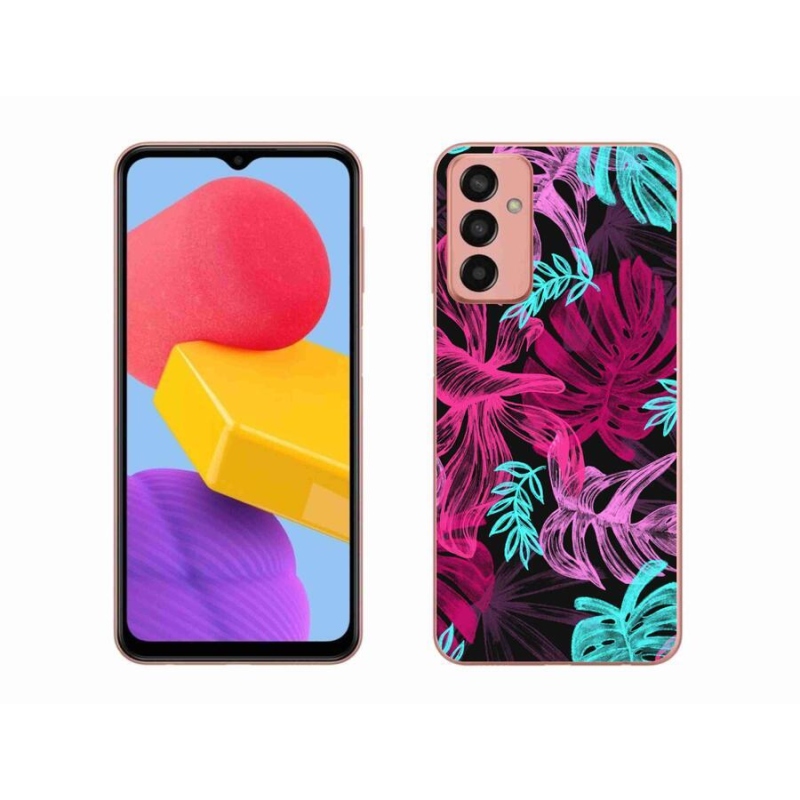 Gelový kryt mmCase na mobil Samsung Galaxy M13 - květiny 1