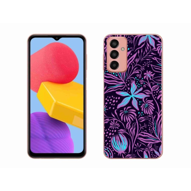 Gelový kryt mmCase na mobil Samsung Galaxy M13 - květiny 2