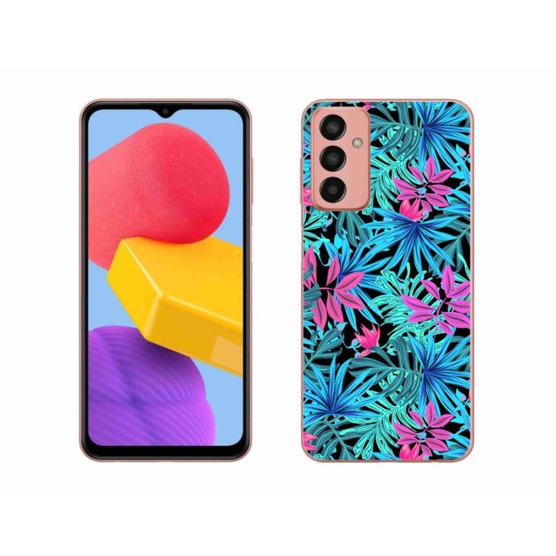 Gelový kryt mmCase na mobil Samsung Galaxy M13 - květiny 3
