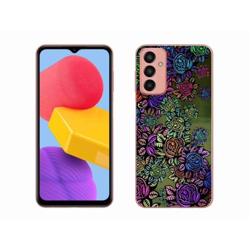 Gelový kryt mmCase na mobil Samsung Galaxy M13 - květiny 6