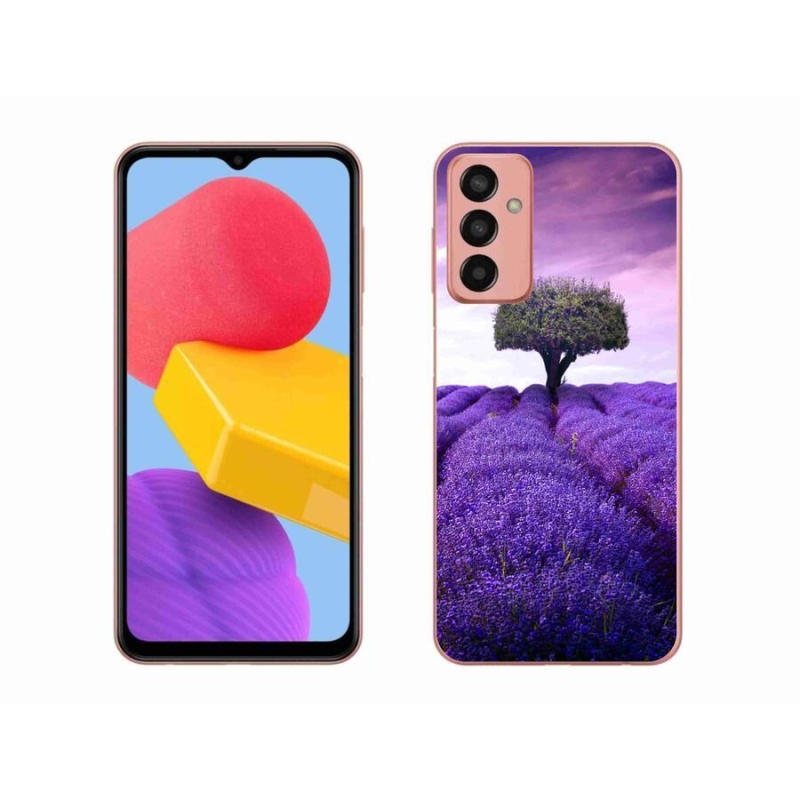 Gelový kryt mmCase na mobil Samsung Galaxy M13 - levandulová louka
