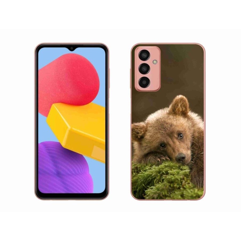 Gelový kryt mmCase na mobil Samsung Galaxy M13 - medvěd