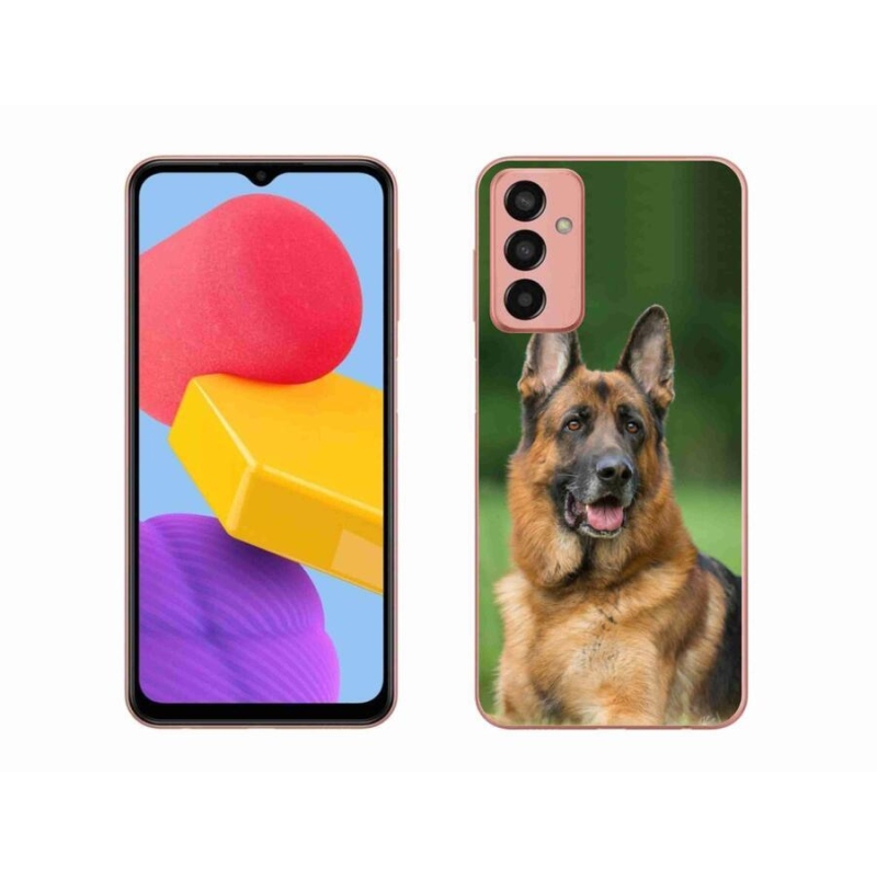 Gelový kryt mmCase na mobil Samsung Galaxy M13 - německý ovčák