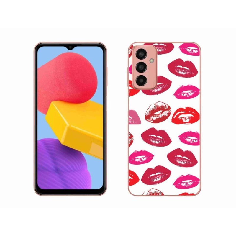 Gelový kryt mmCase na mobil Samsung Galaxy M13 - rty