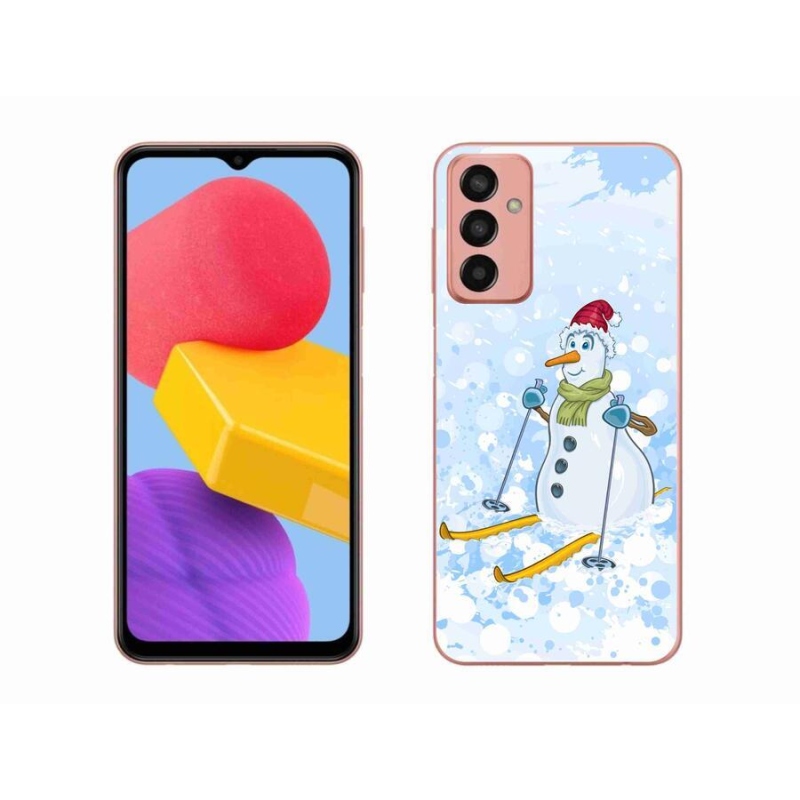 Gelový kryt mmCase na mobil Samsung Galaxy M13 - sněhulák