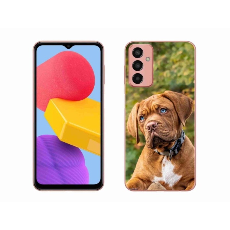 Gelový kryt mmCase na mobil Samsung Galaxy M13 - štěně