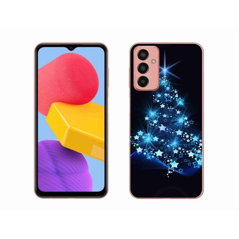 Gelový kryt mmCase na mobil Samsung Galaxy M13 - vánoční stromek