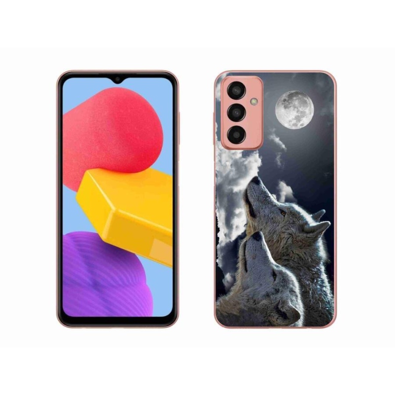 Gelový kryt mmCase na mobil Samsung Galaxy M13 - vlci