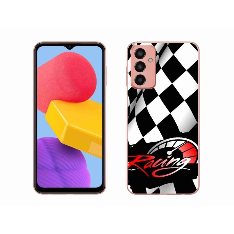Gelový kryt mmCase na mobil Samsung Galaxy M13 - závodění