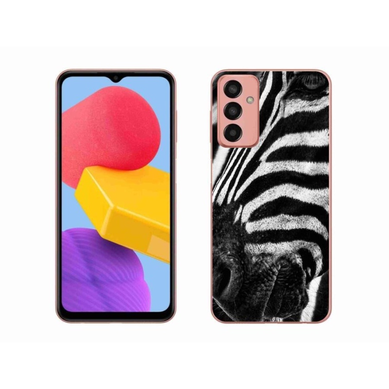 Gelový kryt mmCase na mobil Samsung Galaxy M13 - zebra