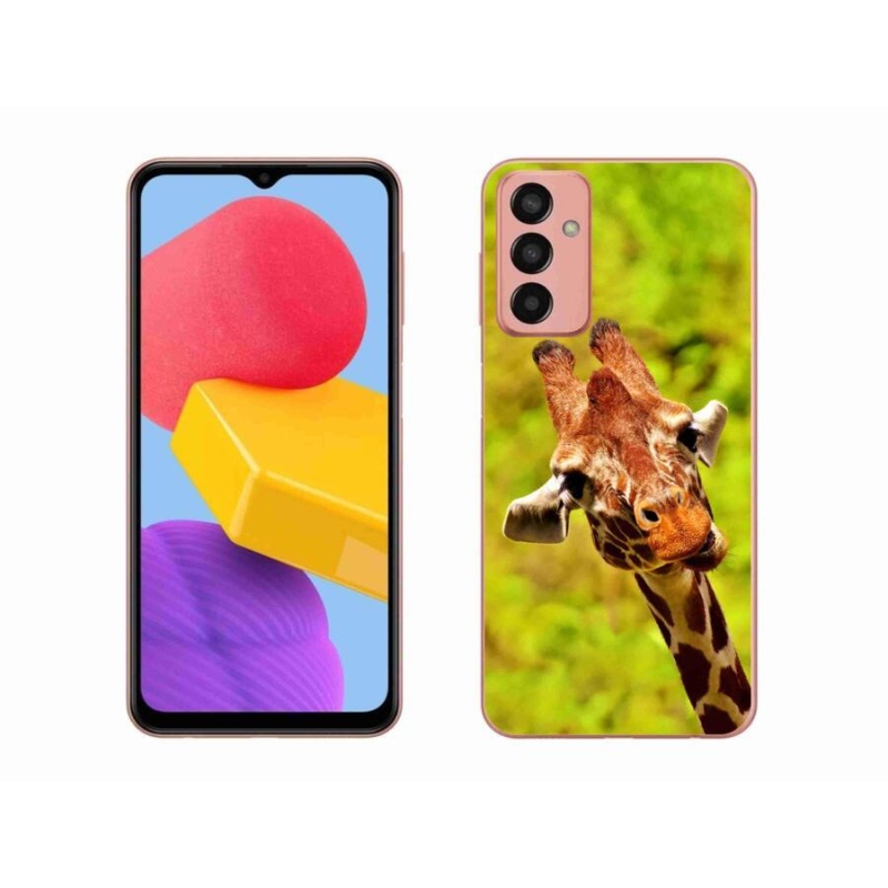 Gelový kryt mmCase na mobil Samsung Galaxy M13 - žirafa