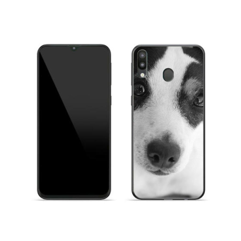 Gelový kryt mmCase na mobil Samsung Galaxy M20 - pes