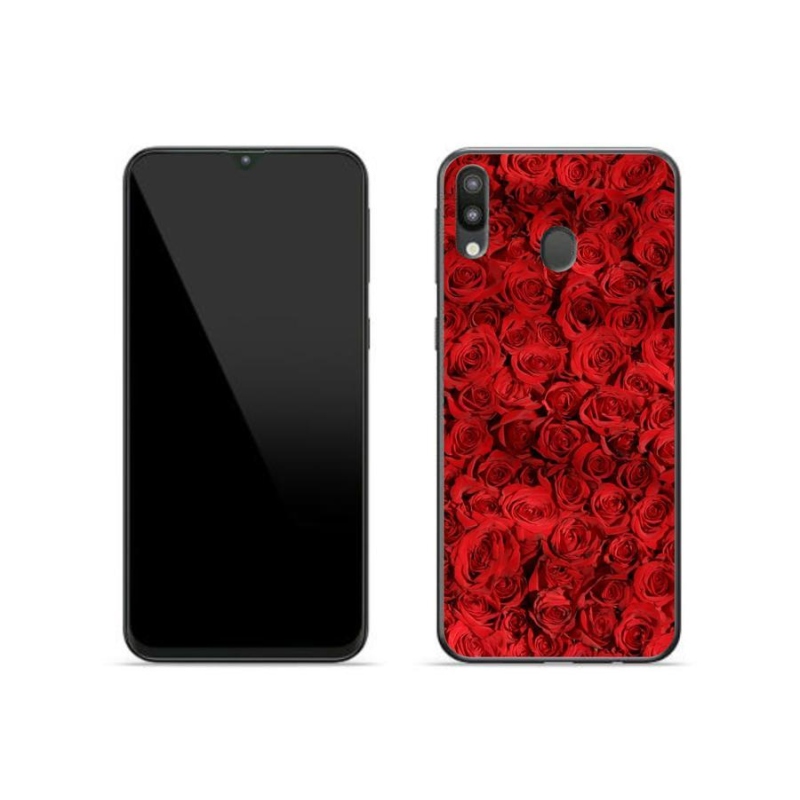 Gelový kryt mmCase na mobil Samsung Galaxy M20 - růže