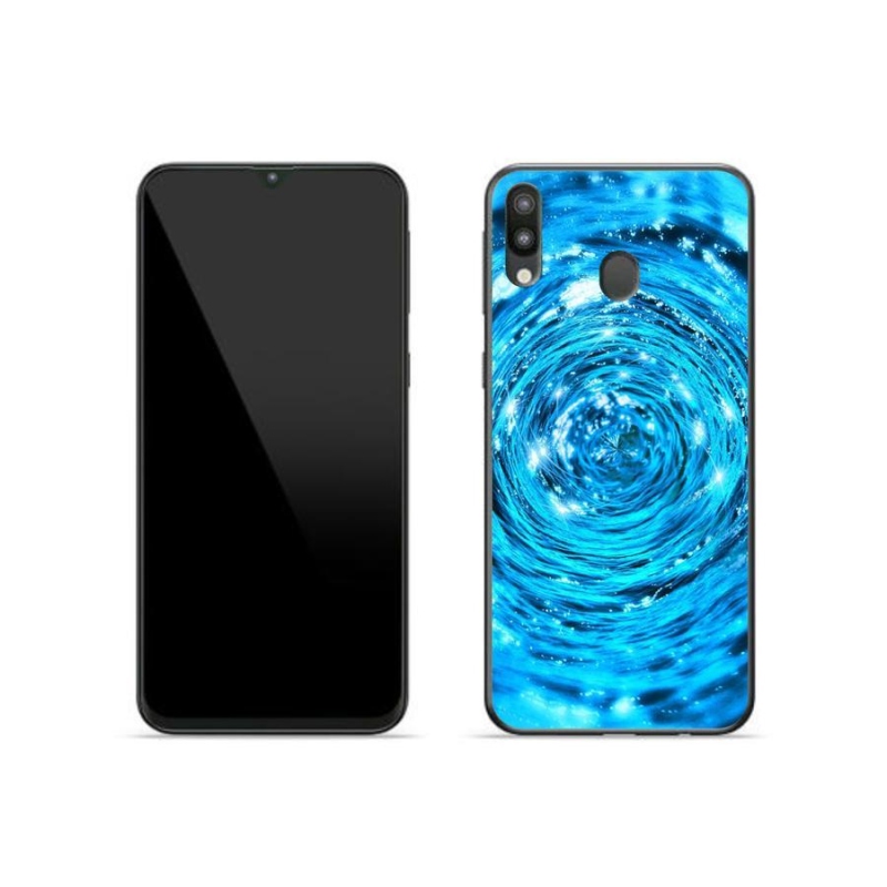 Gelový kryt mmCase na mobil Samsung Galaxy M20 - vodní vír