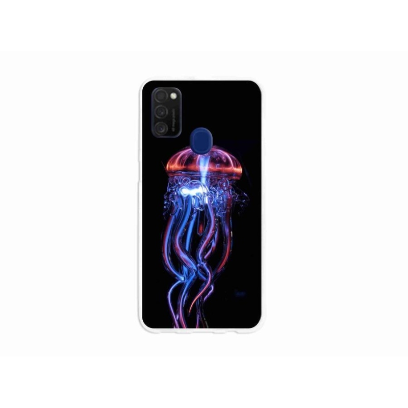 Gelový kryt mmCase na mobil Samsung Galaxy M21 - medúza