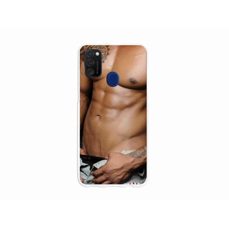 Gelový kryt mmCase na mobil Samsung Galaxy M21 - sexy muž