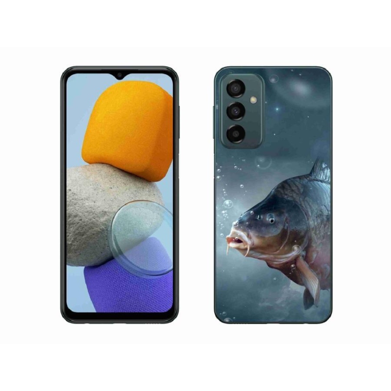 Gelový kryt mmCase na mobil Samsung Galaxy M23 5G - kapr a bublinky