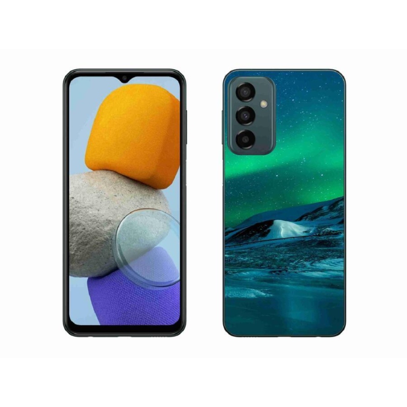 Gelový kryt mmCase na mobil Samsung Galaxy M23 5G - polární záře