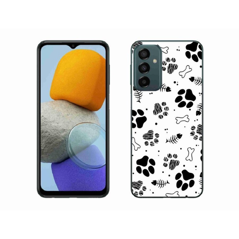 Gelový kryt mmCase na mobil Samsung Galaxy M23 5G - psí tlapky 1