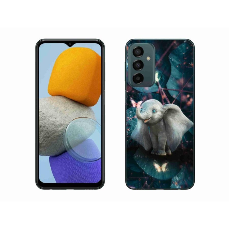 Gelový kryt mmCase na mobil Samsung Galaxy M23 5G - roztomilý slon