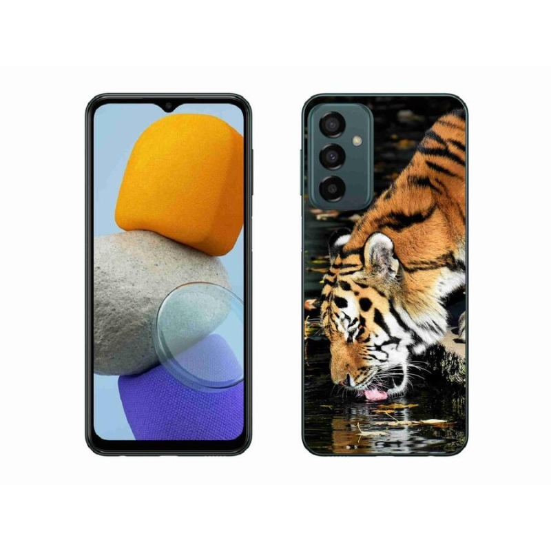 Gelový kryt mmCase na mobil Samsung Galaxy M23 5G - žíznivý tygr