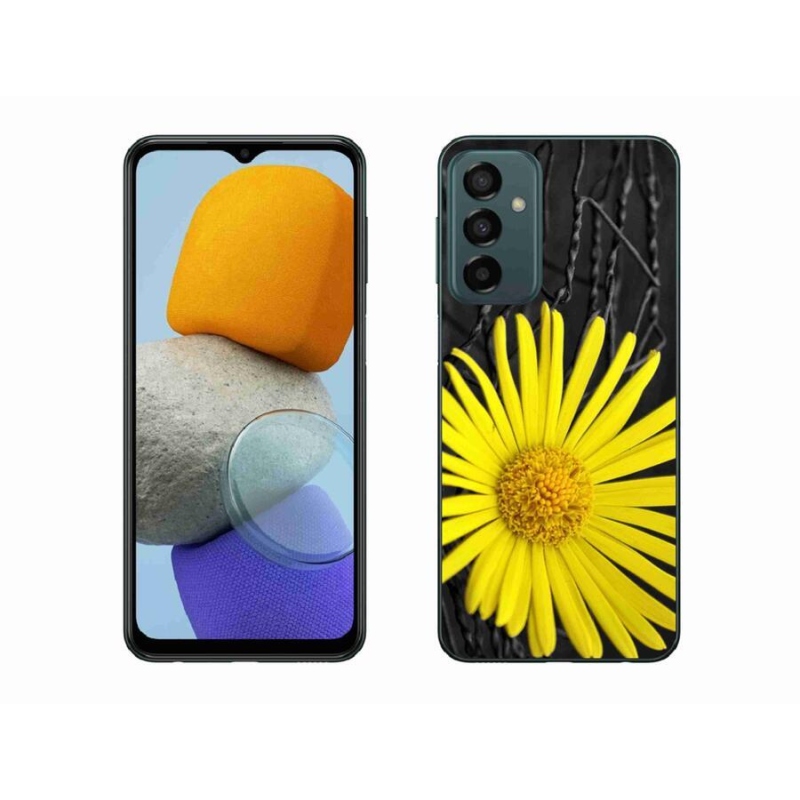 Gelový kryt mmCase na mobil Samsung Galaxy M23 5G - žlutá květina