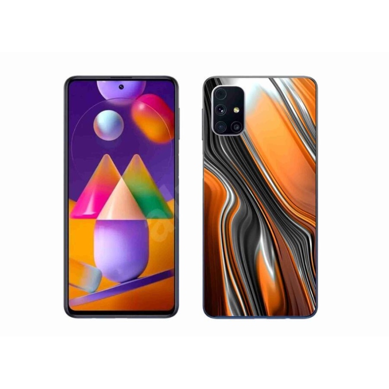 Gelový kryt mmCase na mobil Samsung Galaxy M31s - abstrakt 3