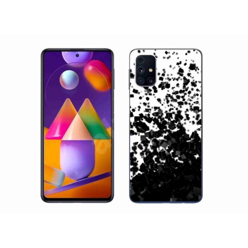 Gelový kryt mmCase na mobil Samsung Galaxy M31s - abstraktní vzor 1