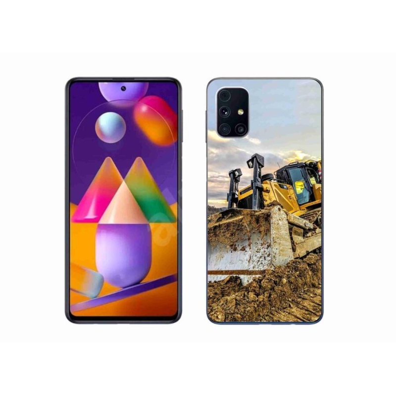 Gelový kryt mmCase na mobil Samsung Galaxy M31S - bagr