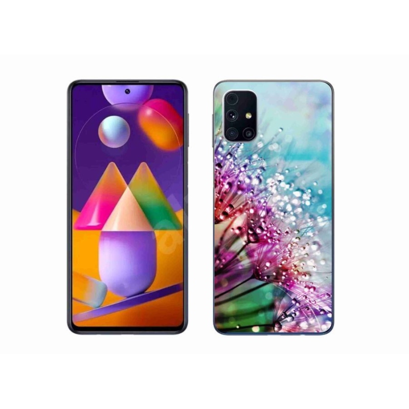 Gelový kryt mmCase na mobil Samsung Galaxy M31s - barevné květy
